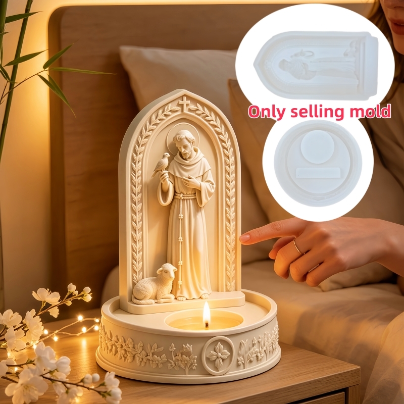Ceramic Candle Vessel - Molde de Silicone para Resina de