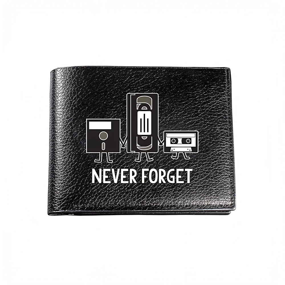 Interior Design Tech - Carteira Masculina Never Forget Retro Tech