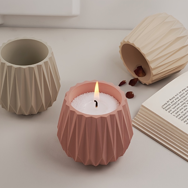 Ceramic Candle Vessel - Molde de Silicone para Copo de