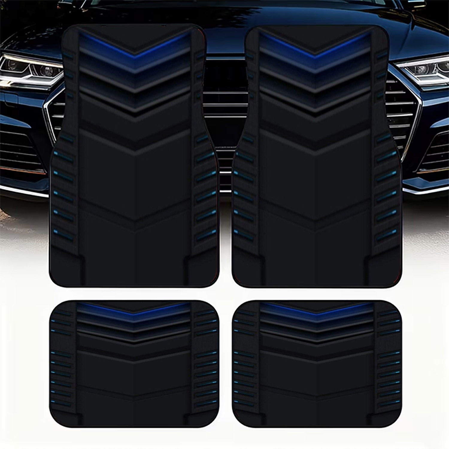 Interior Design Tech - Tapetes de carro 4 unidades, design