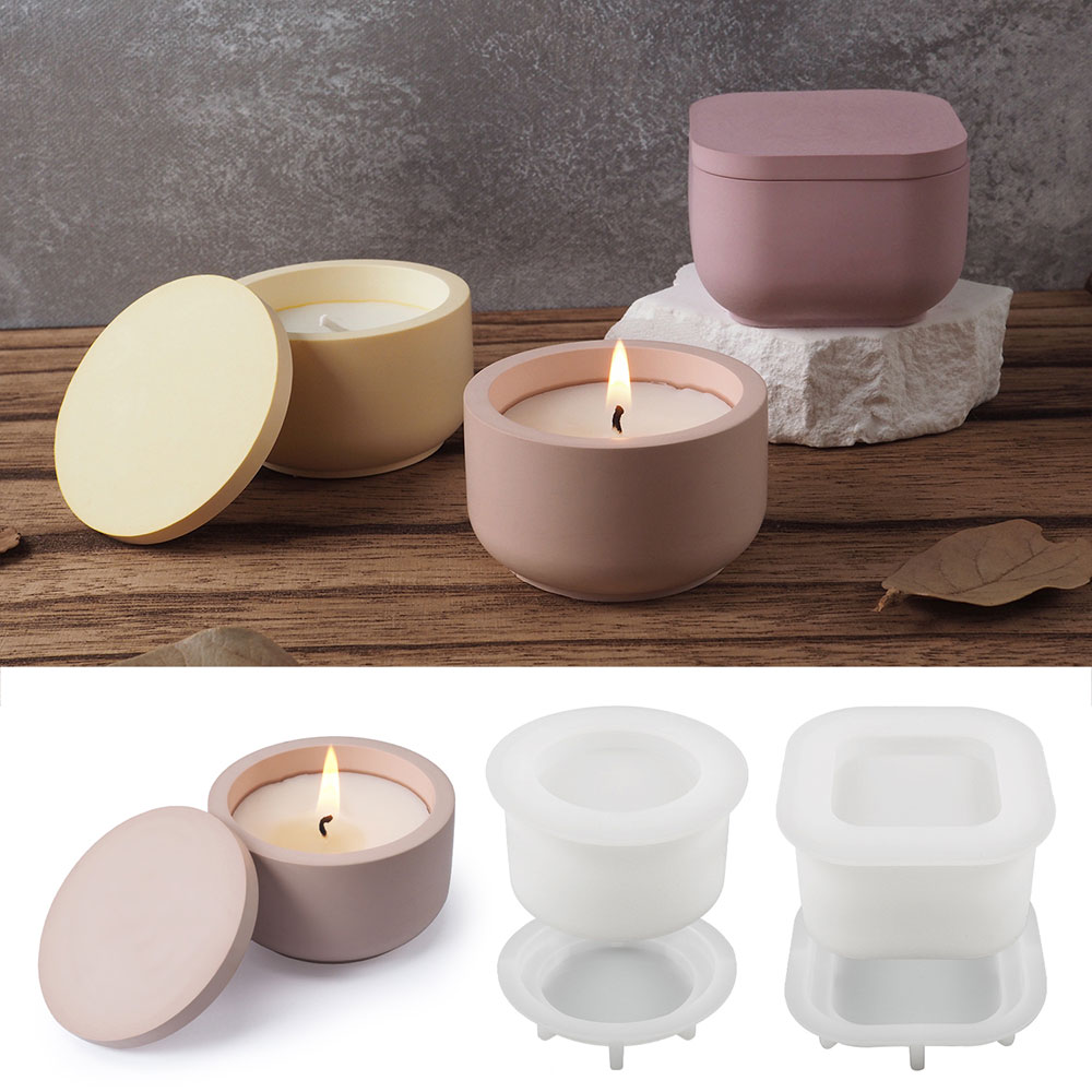 Caixa De Armazenamento Redonda - Ceramic Candle Vessel avaliação e preço