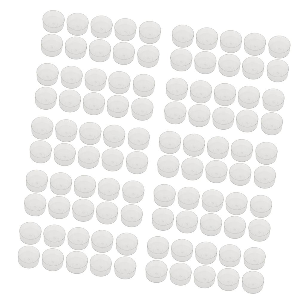 Prático 100 pçs plástico trans - Ceramic Candle Vessel avaliação e preço