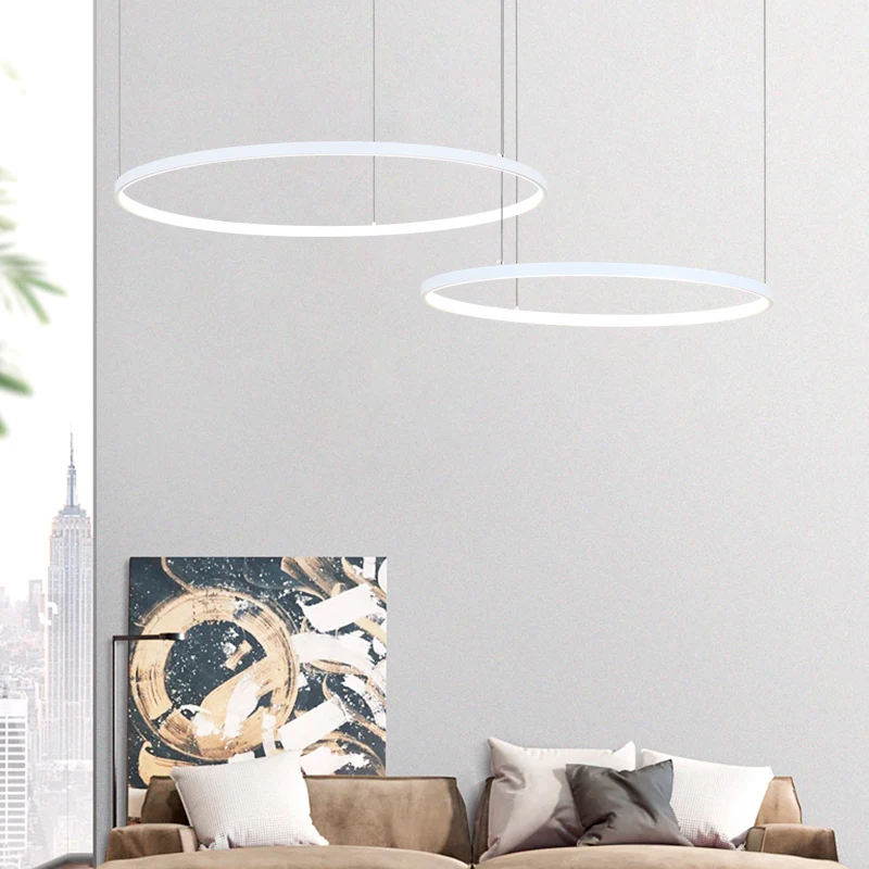 Nordic moderno led lustre sala - Engineering And Interior Design avaliação e preço