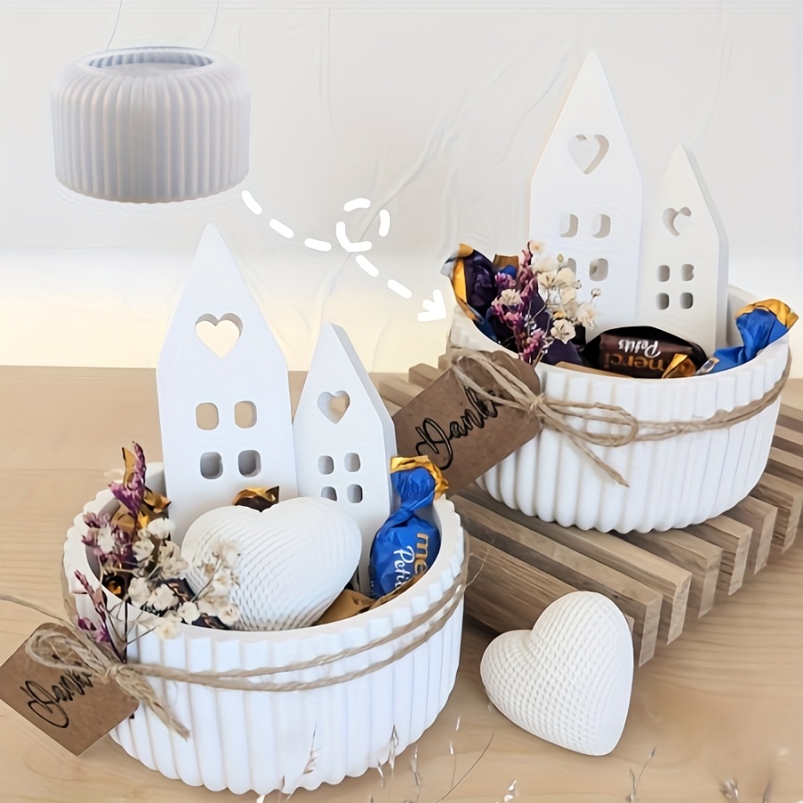 Molde de Silicone Grande para  - Ceramic Candle Vessel avaliação e preço