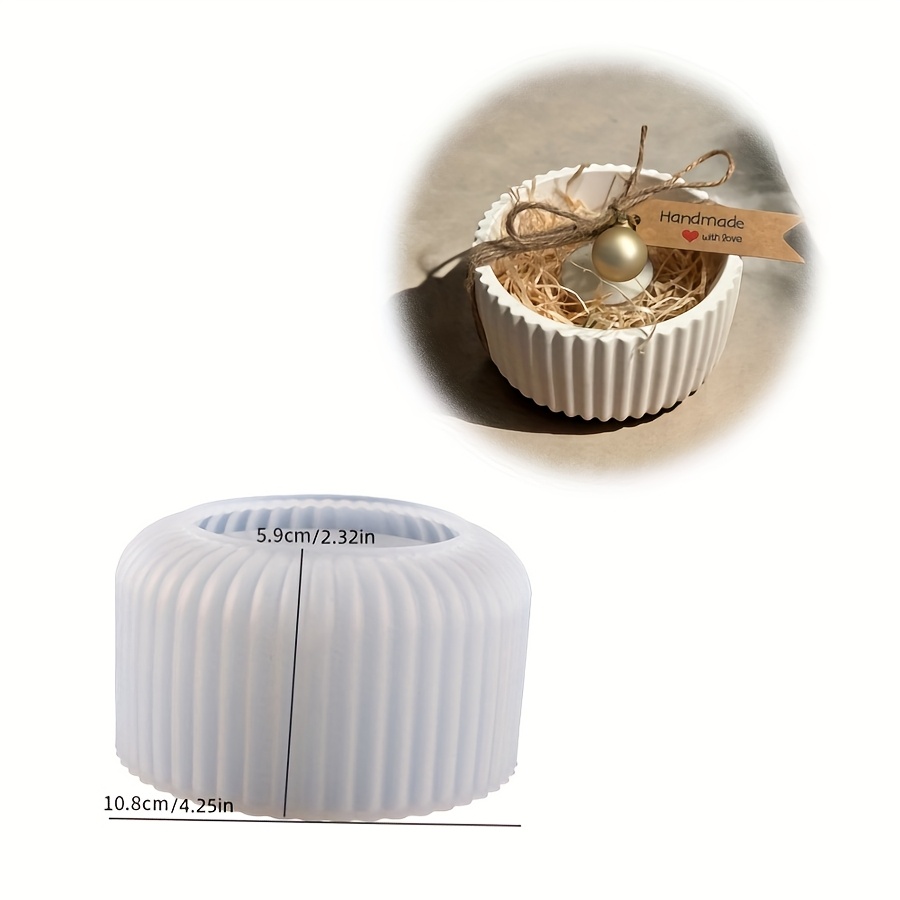 Molde de Silicone Grande para  - Ceramic Candle Vessel avaliação e preço