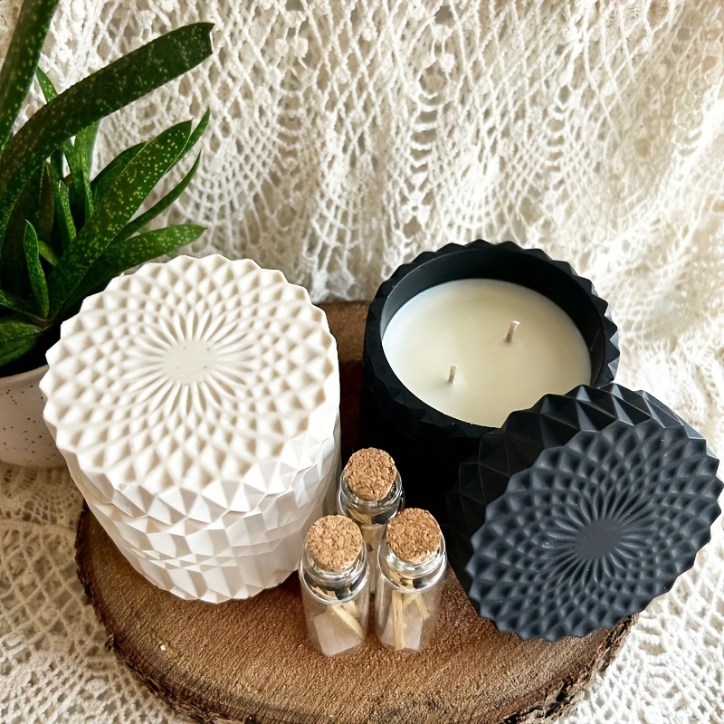 1 conjunto de molde de silicon - Ceramic Candle Vessel avaliação e preço