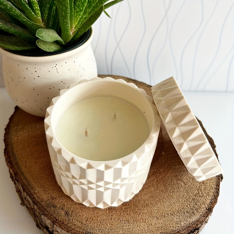 1 conjunto de molde de silicon - Ceramic Candle Vessel avaliação e preço