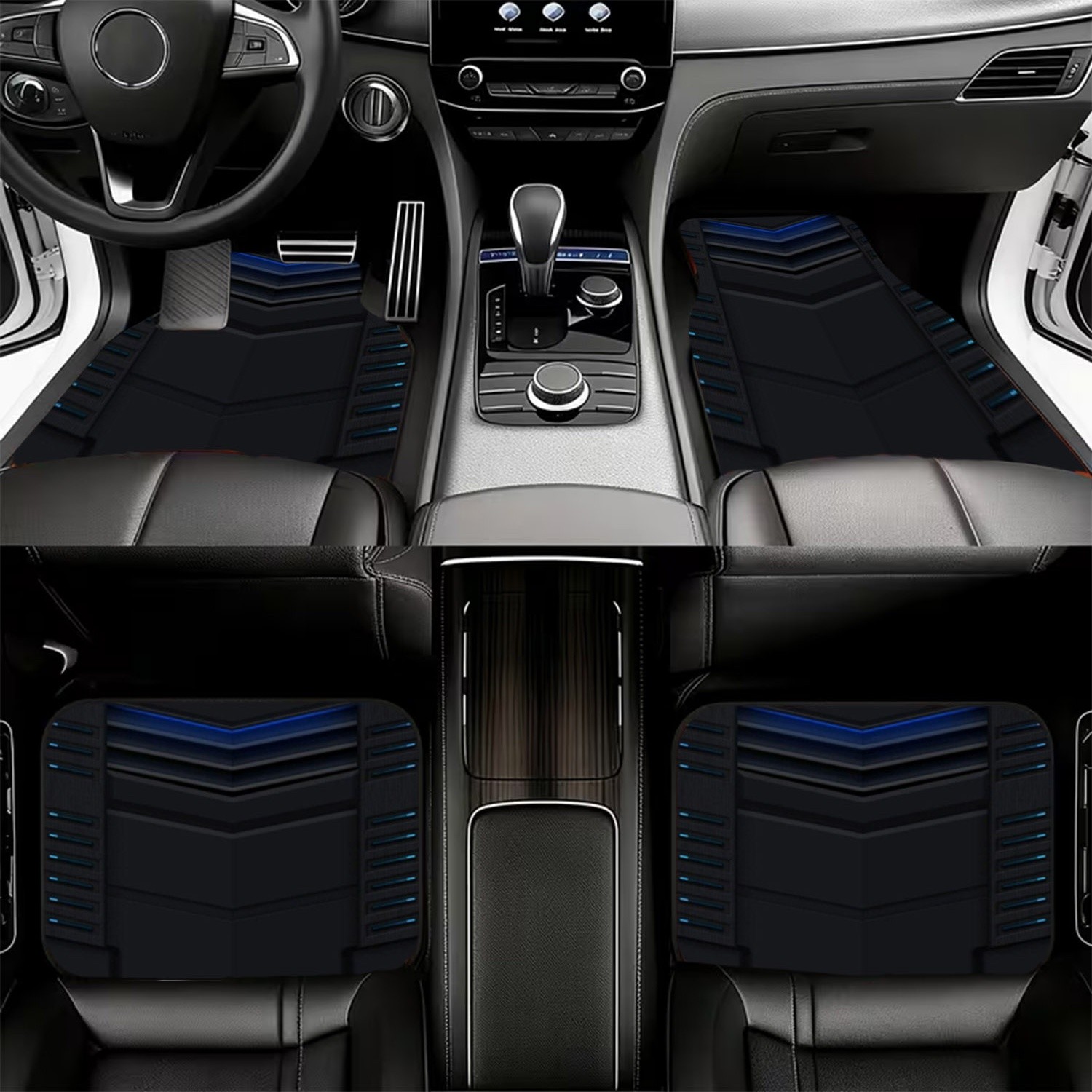 Tapetes de carro 4 unidades, d - Interior Design Tech avaliação e preço