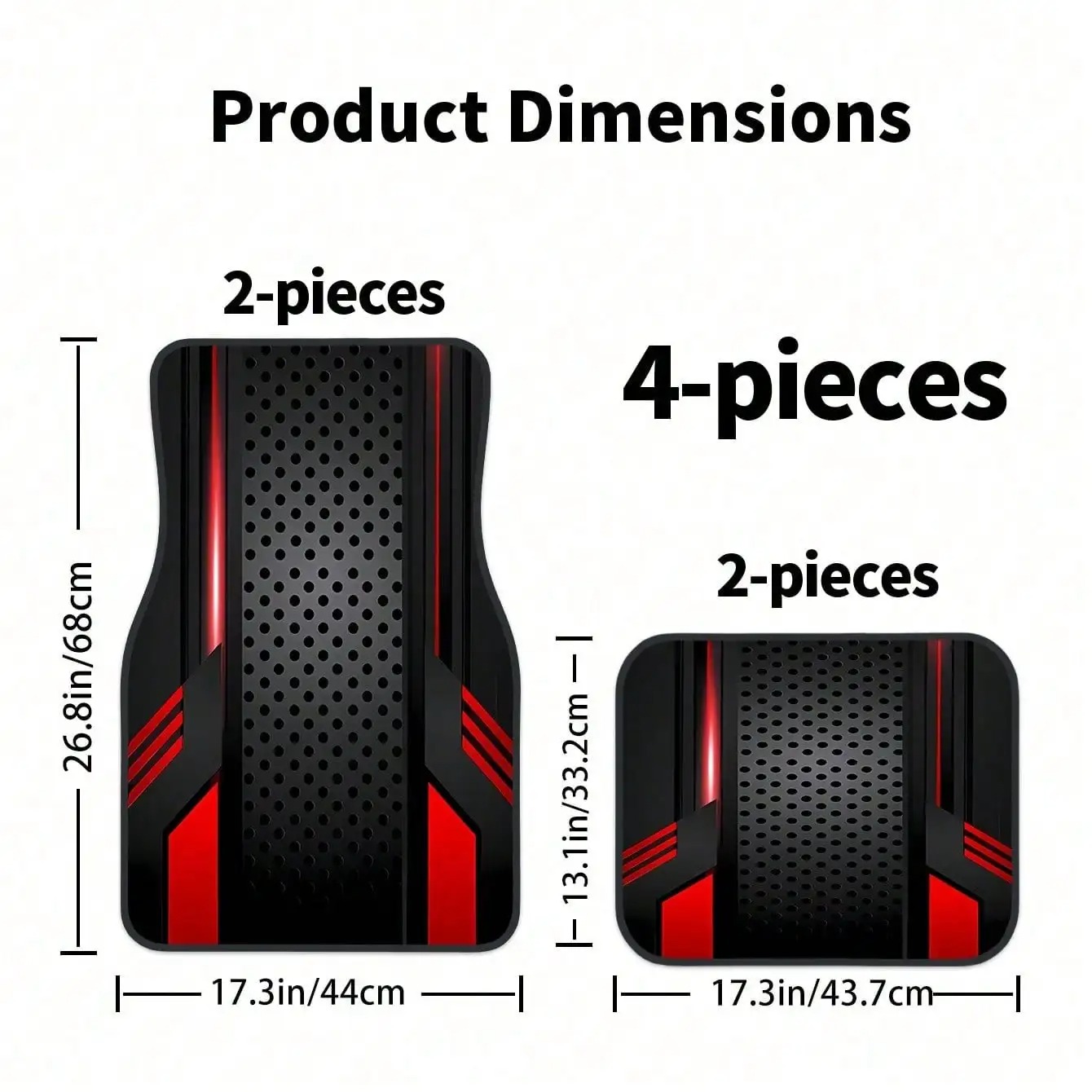 Tapetes de Carro Estilo 2D com - Interior Design Tech avaliação e preço