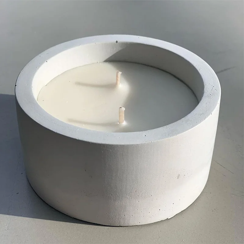 Moldes redondos de cimento e c - Ceramic Candle Vessel avaliação e preço