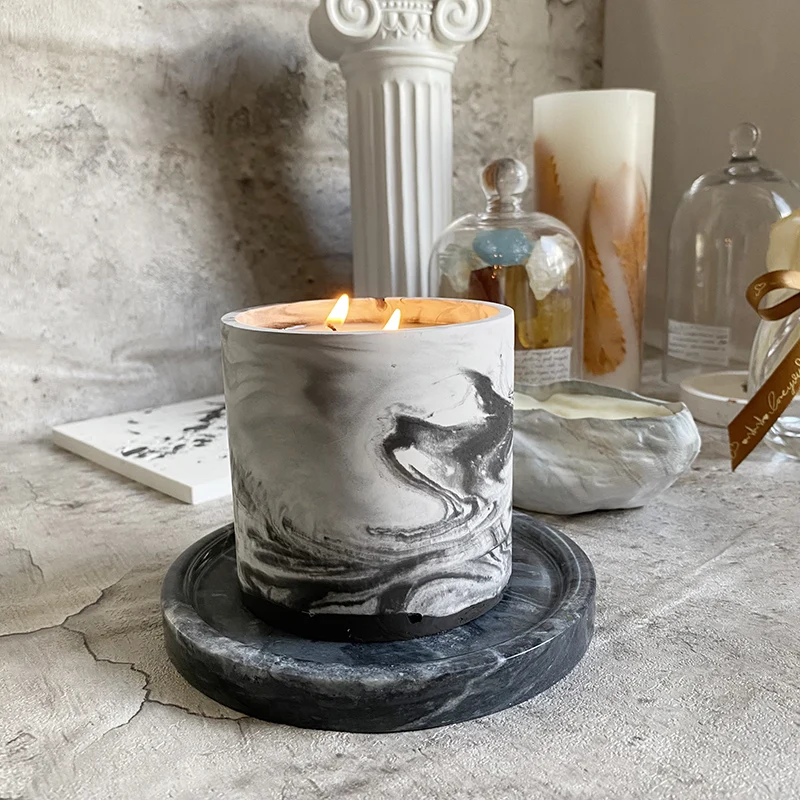 Moldes redondos de cimento e c - Ceramic Candle Vessel avaliação e preço
